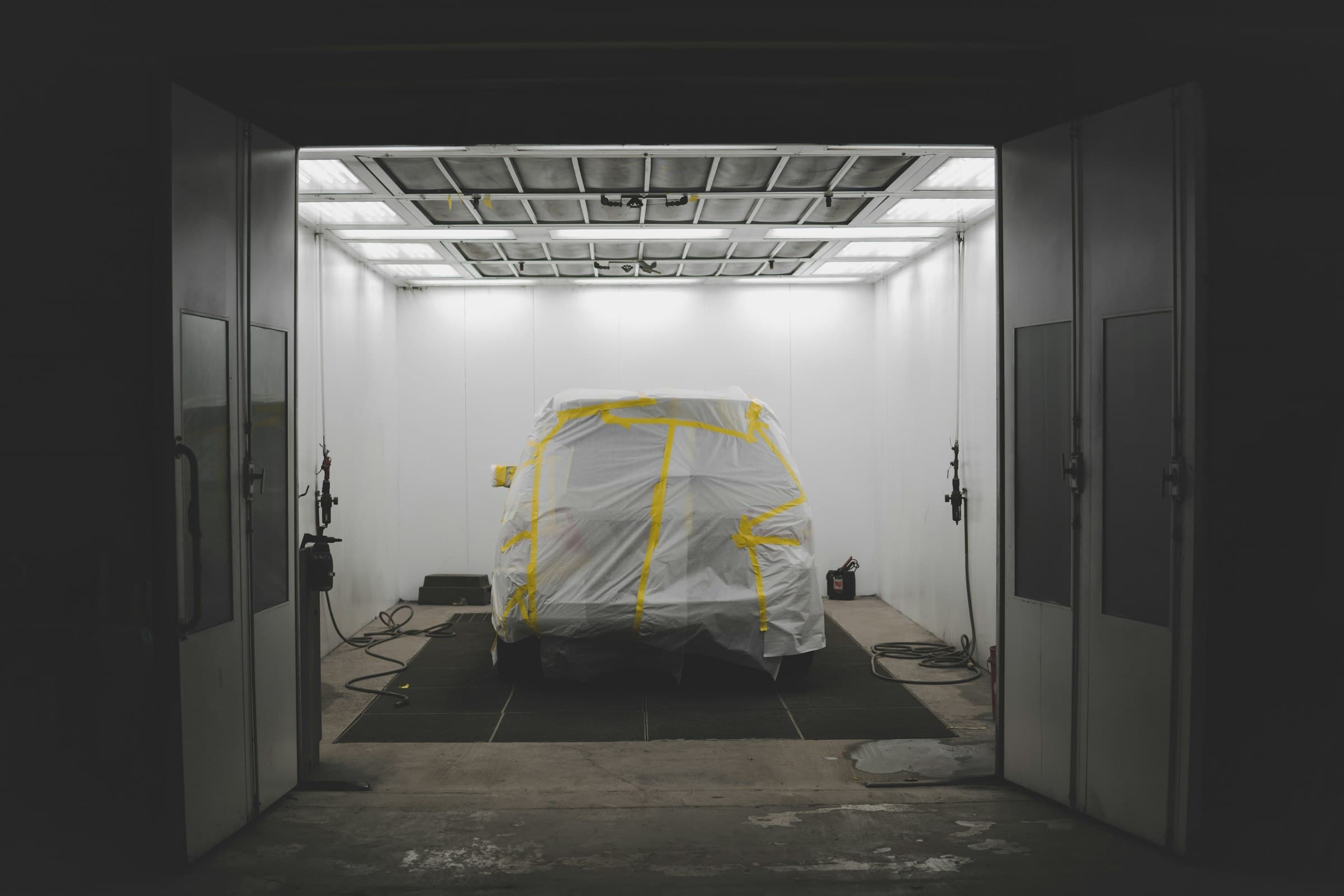 Paint booth & body shop